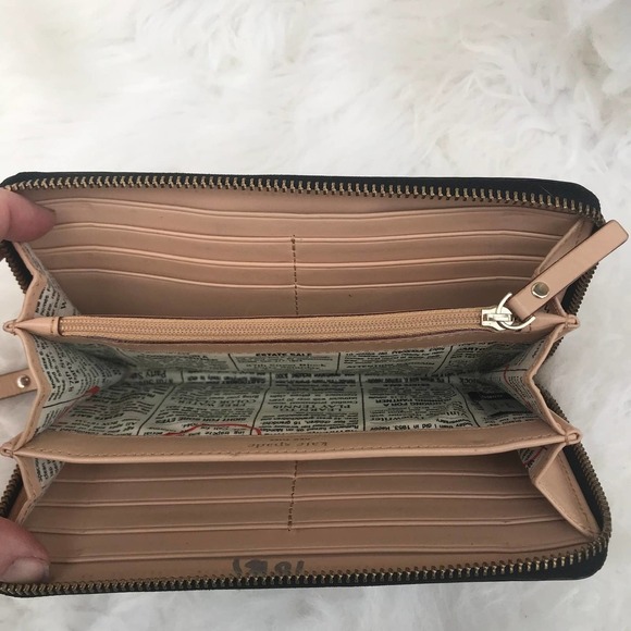 Kate Spade Neda Patent Leather Zip Around Wallet - Picture 3 of 14